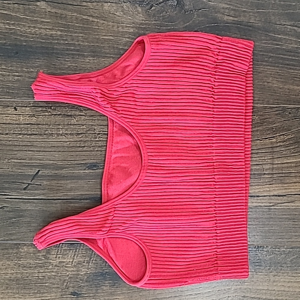 Maurices Red Ribbed Bra - Picture 3 of 4